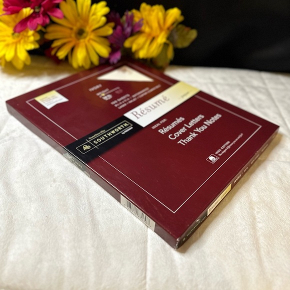 New Southworth Watermarked Ivory Resume/Cover Letter Etc… 100% Cotton Paper - Picture 3 of 5